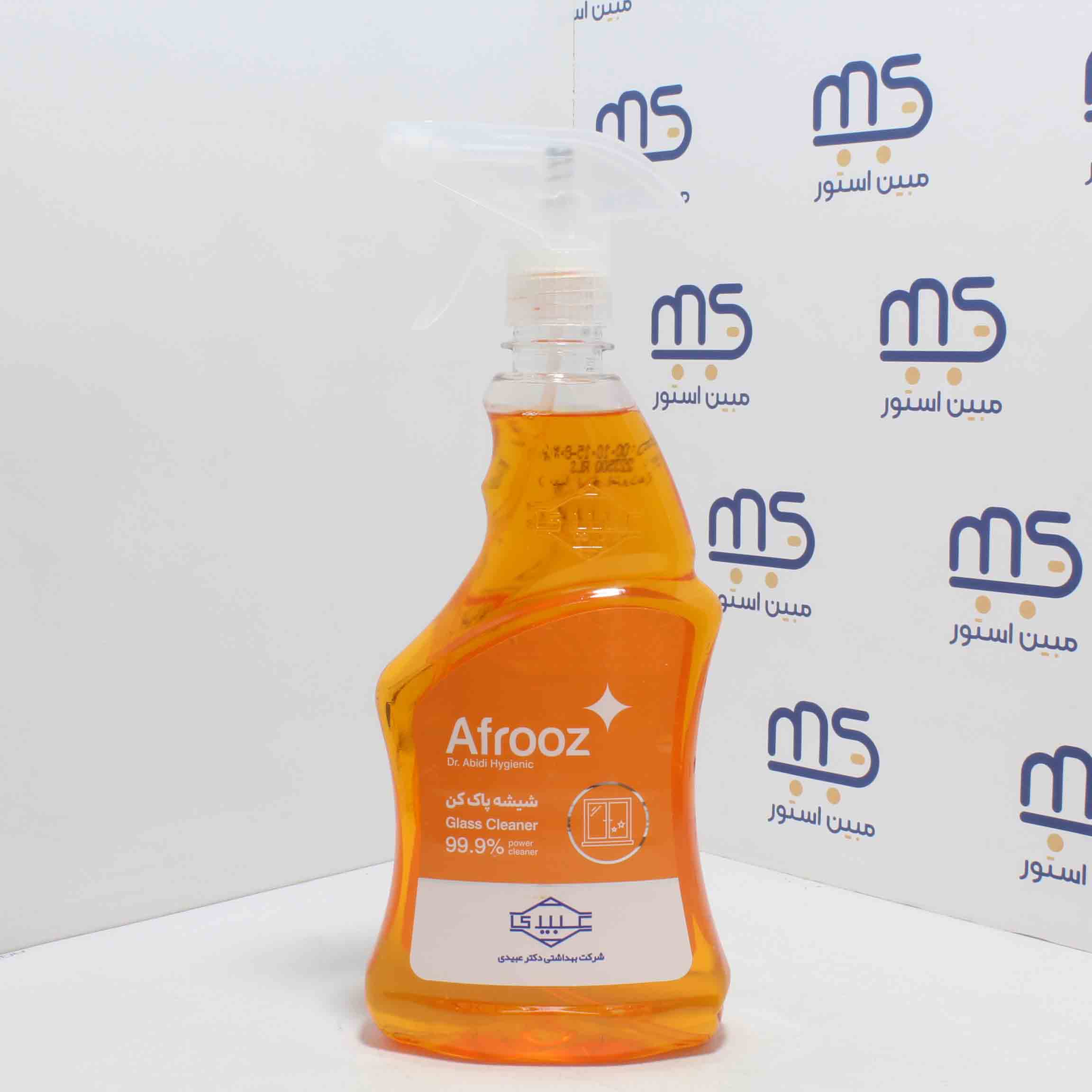 شیشه پاک کن نارنجی افروز 500 گرمی